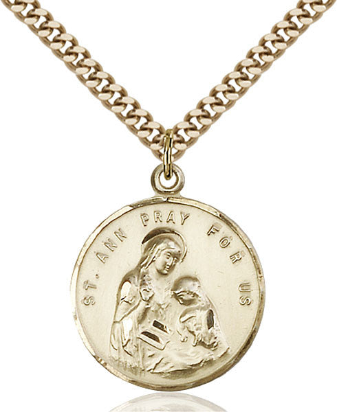 Gold Filled St. Ann Pendant