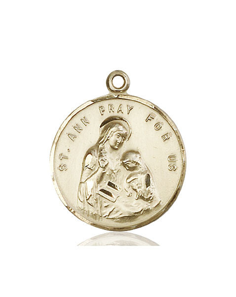 14kt Gold St. Ann Medal