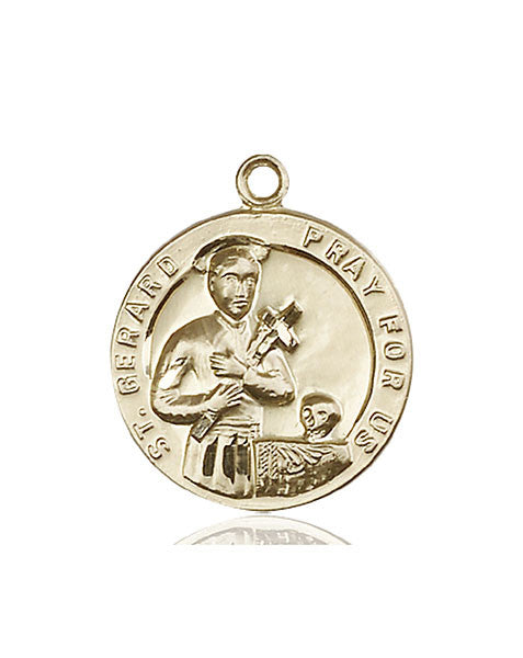 14kt Gold St. Gerard Medal