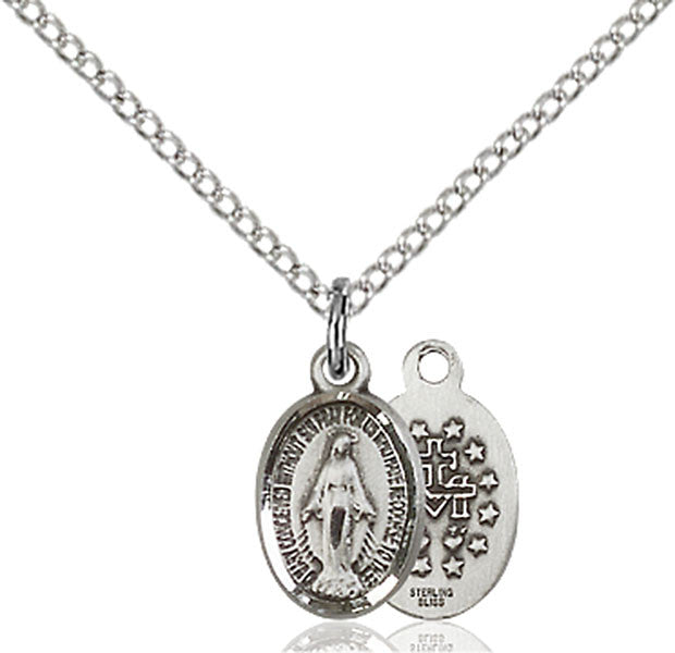 Sterling Silver Miraculous Pendant