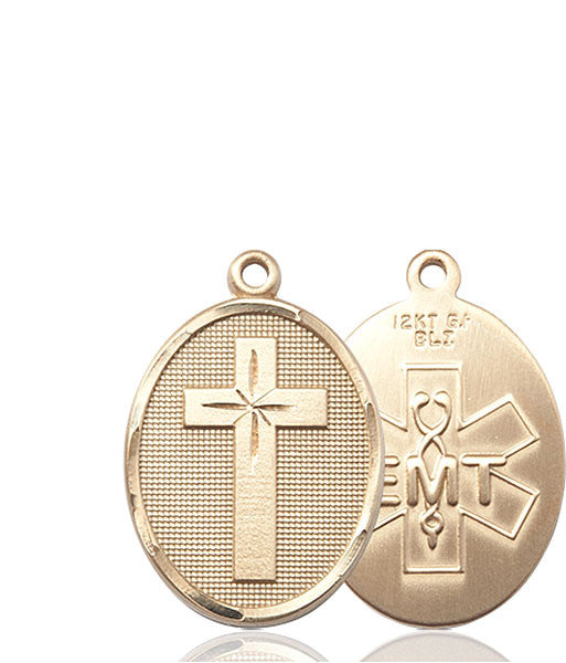 14kt Gold Cross / Air Force Medal