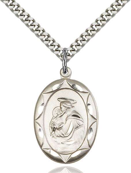 Sterling Silver St. Anthony Pendant