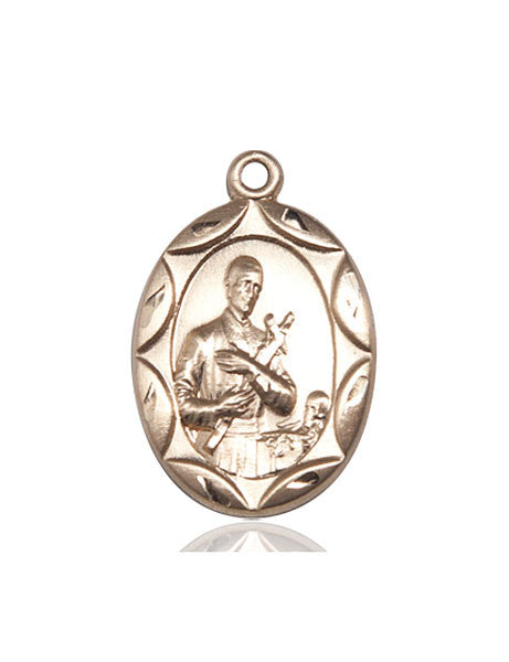 14kt Gold St. Gerard Medal