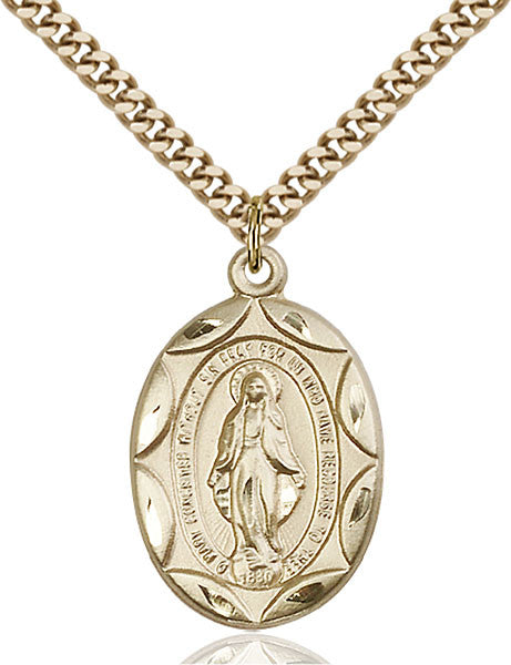 Gold Filled Miraculous Pendant