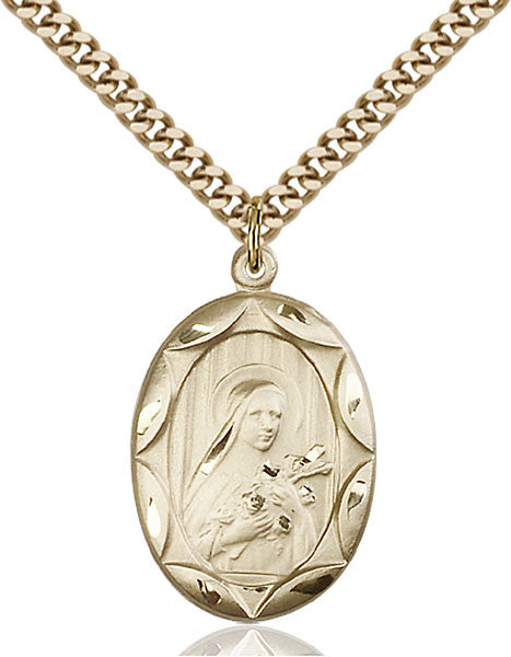 Gold Filled St. Theresa Pendant