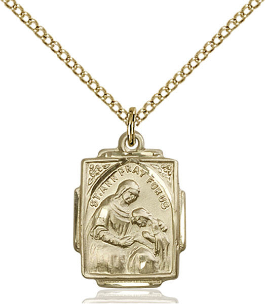 Gold Filled St. Ann Pendant