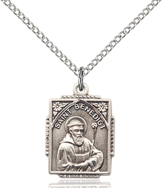 Sterling Silver St. Benedict Pendant