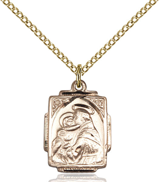 Gold Filled St. Anthony Pendant