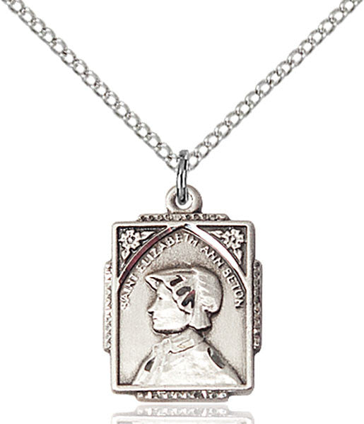 Sterling Silver St. Elizabeth Ann Seton Pendant