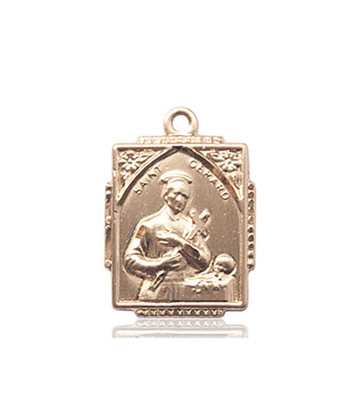 14kt Gold St. Gerard Medal