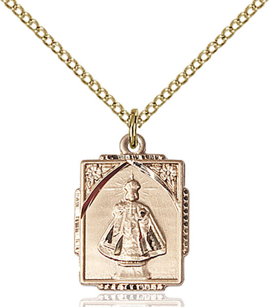 Gold Filled Infant of Prague Pendant