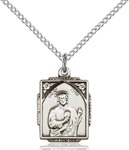 Sterling Silver St. Jude Pendant