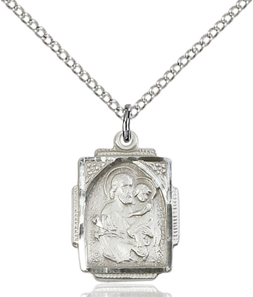 Sterling Silver St. Joseph Pendant