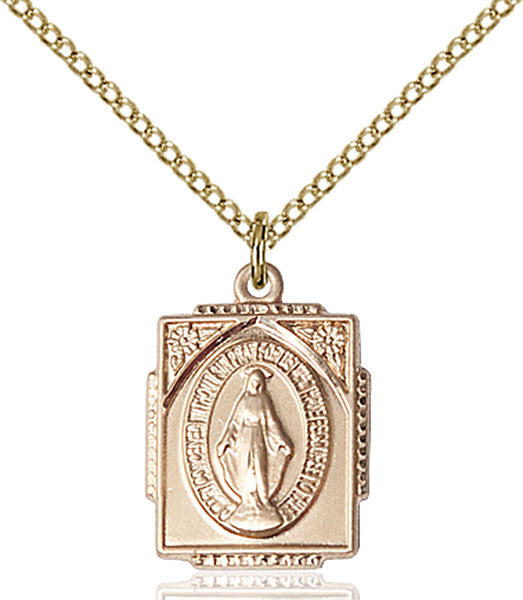 Gold Filled Miraculous Pendant