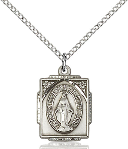 Sterling Silver Miraculous Pendant