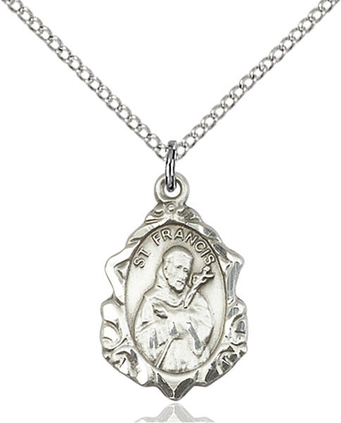 Sterling Silver St. Francis Pendant