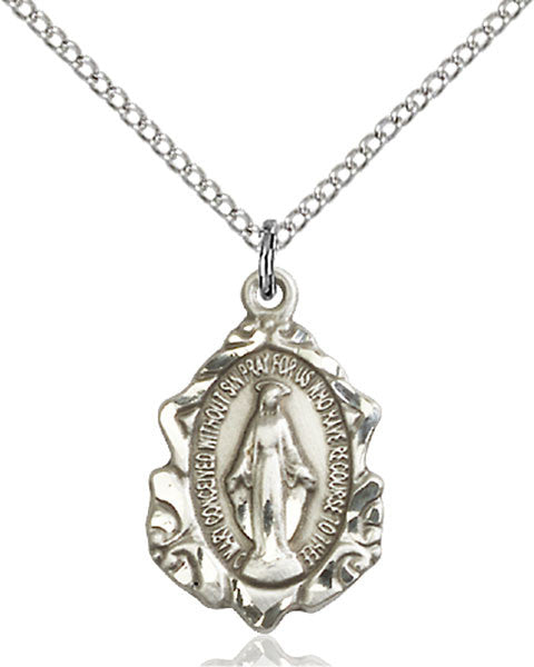 Sterling Silver Miraculous Pendant