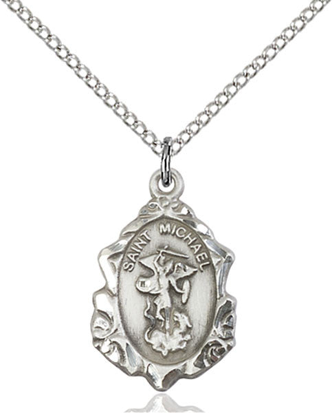 Sterling Silver St. Michael the Archangel Pendant