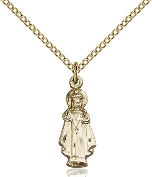 Gold Filled Infant of Prague Pendant