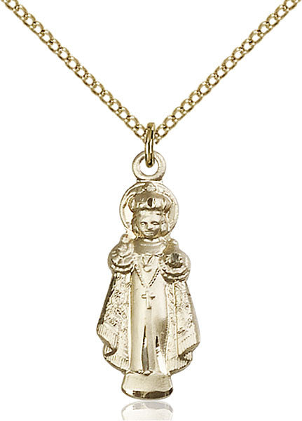 Gold Filled Infant of Prague Pendant