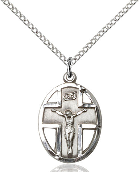 Sterling Silver Crucifix Pendant