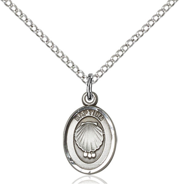 Sterling Silver Baptism Pendant