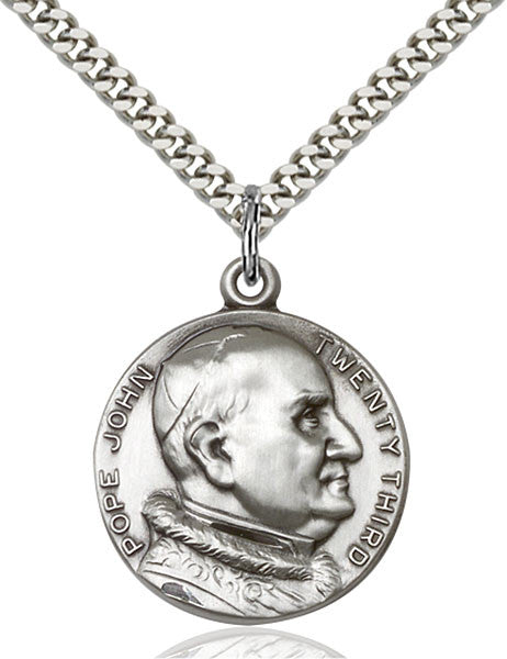 Sterling Silver St. Pope John XXII Pendant