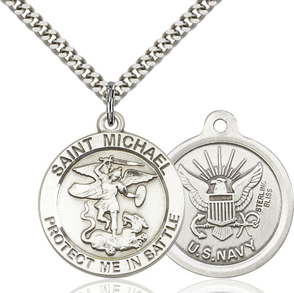 Sterling Silver St. Michael the Archangel Pendant