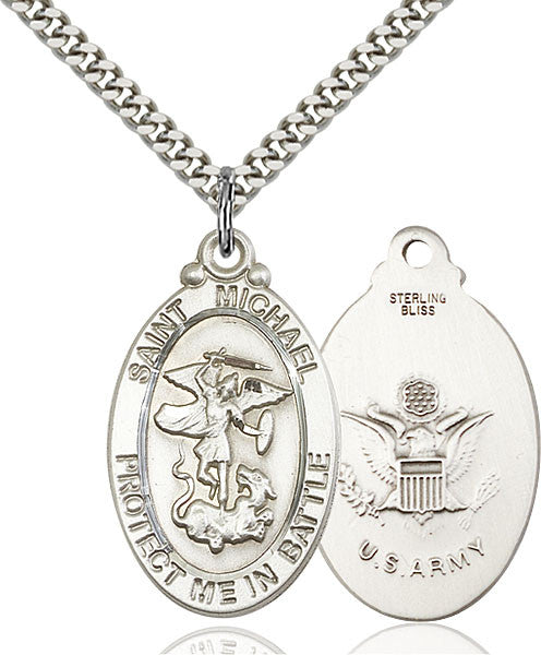 Sterling Silver St. Michael Pendant