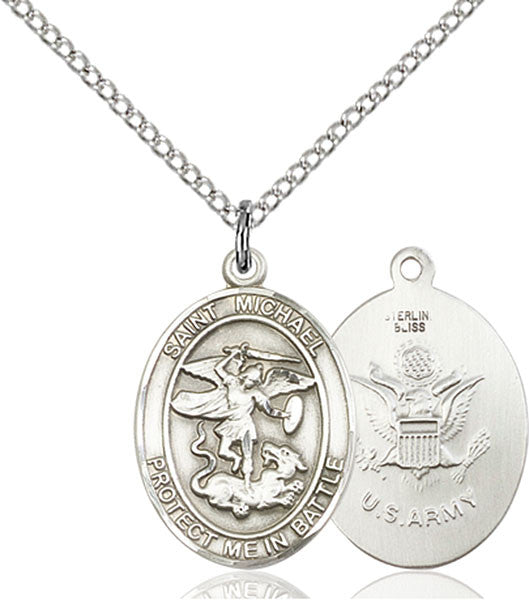 Sterling Silver St. Michael the Archangel Pendant