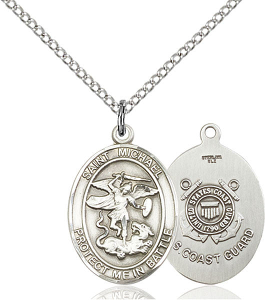 Sterling Silver St. Michael the Archangel Pendant