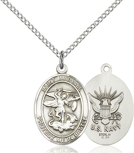 Sterling Silver St. Michael the Archangel Pendant