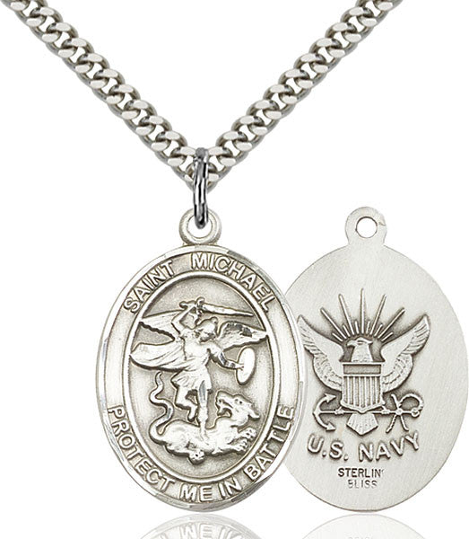 Sterling Silver St. Michael the Archangel Pendant