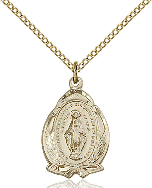 Gold Filled Miraculous Pendant