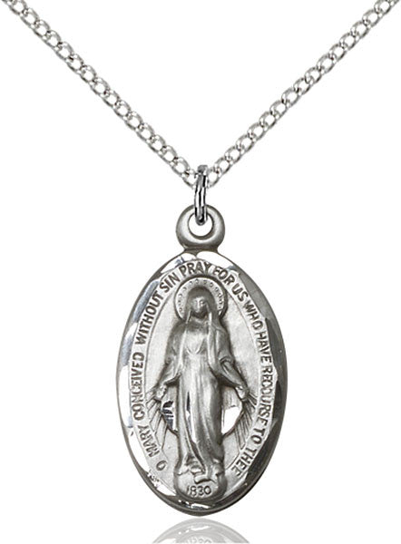 Sterling Silver Miraculous Pendant