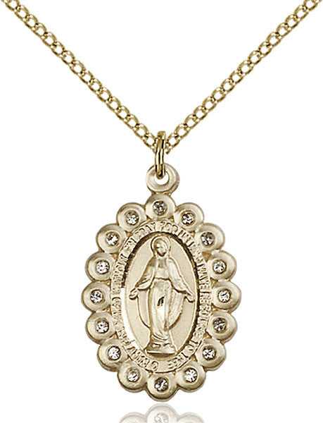 Gold Filled Miraculous Pendant