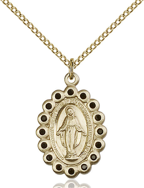 Gold Filled Miraculous Pendant