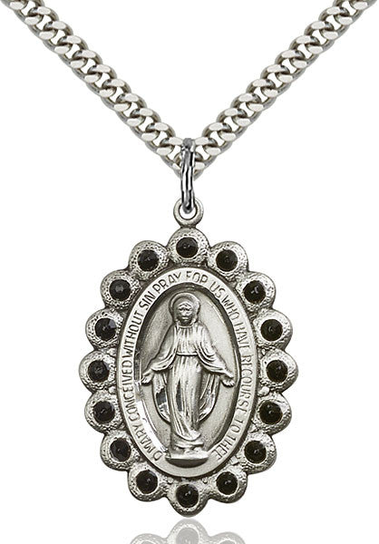 Sterling Silver Miraculous Pendant