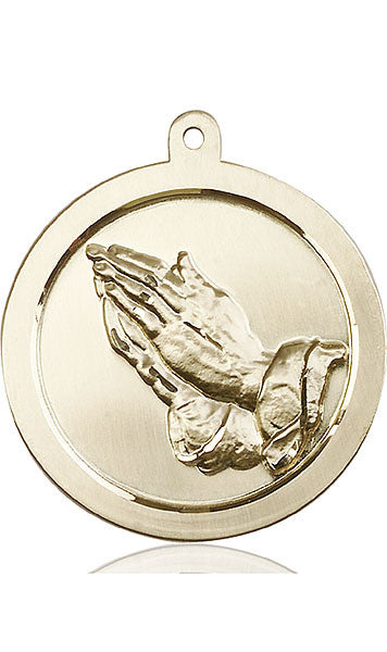 14kt Gold Praying Hand Medal