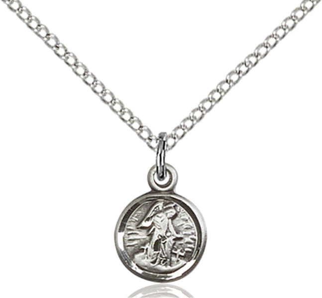 Sterling Silver Guardian Angel Pendant