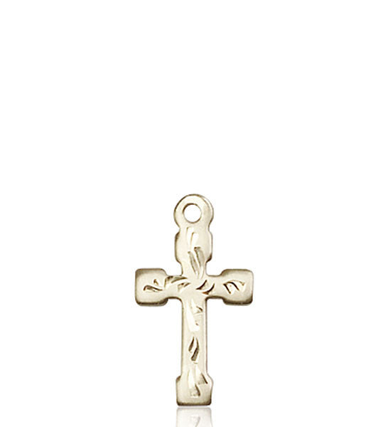 14kt Gold Cross Medal