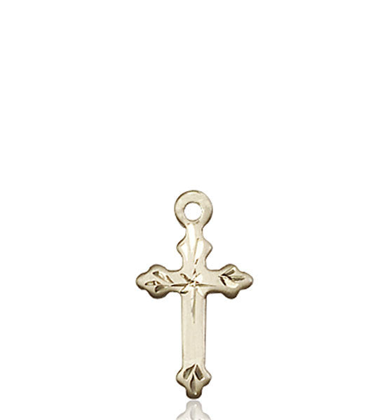 14kt Gold Cross Medal