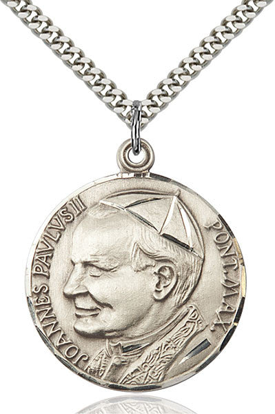 Colgante Papa Juan Pablo II Plata Esterlina