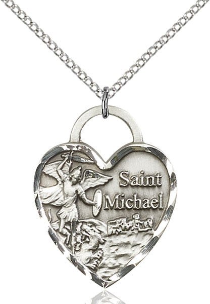 Sterling Silver St. Michael the Archangel Pendant