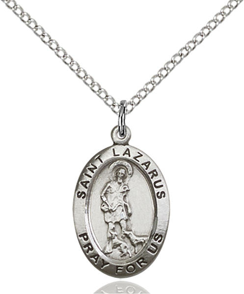 Sterling Silver St. Lazarus Pendant