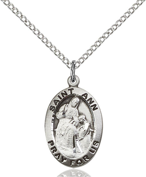 Sterling Silver St. Ann Pendant