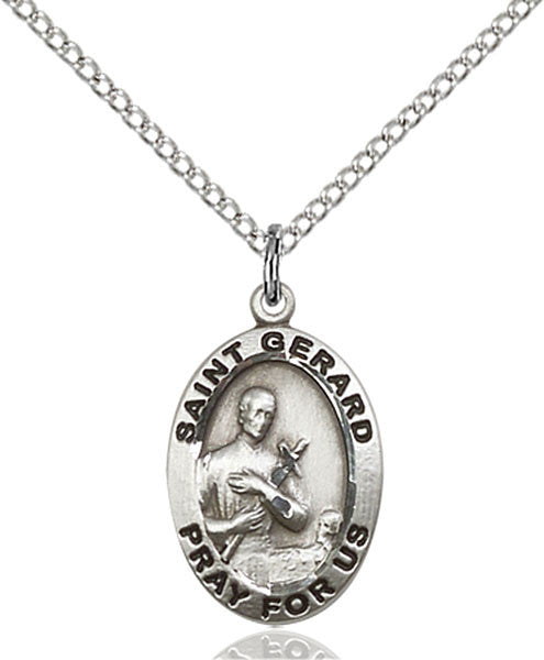 Sterling Silver St. Gerard Majella Pendant