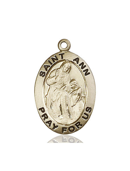 14kt Gold St. Ann Medal