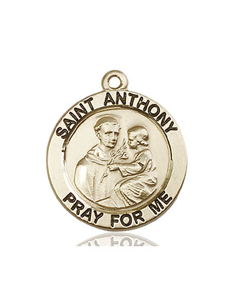 14kt Gold St. Anthony of Padua Medal