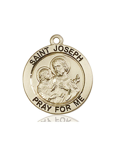 14kt Gold St. Joseph Medal